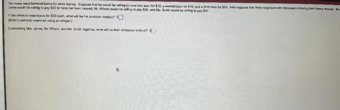 Lawns tim money mows neighborhood extra lawn willing would suppose mow second solved wrong answer thanks got please check know