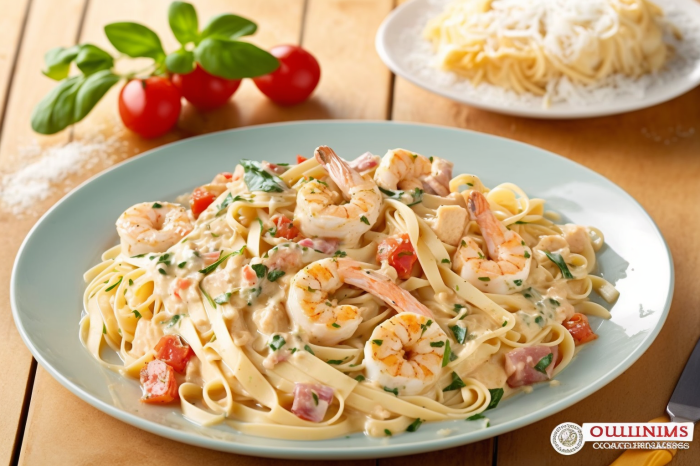 Outback steakhouse queensland chicken and shrimp pasta