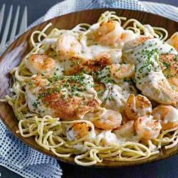 Outback steakhouse queensland chicken and shrimp pasta